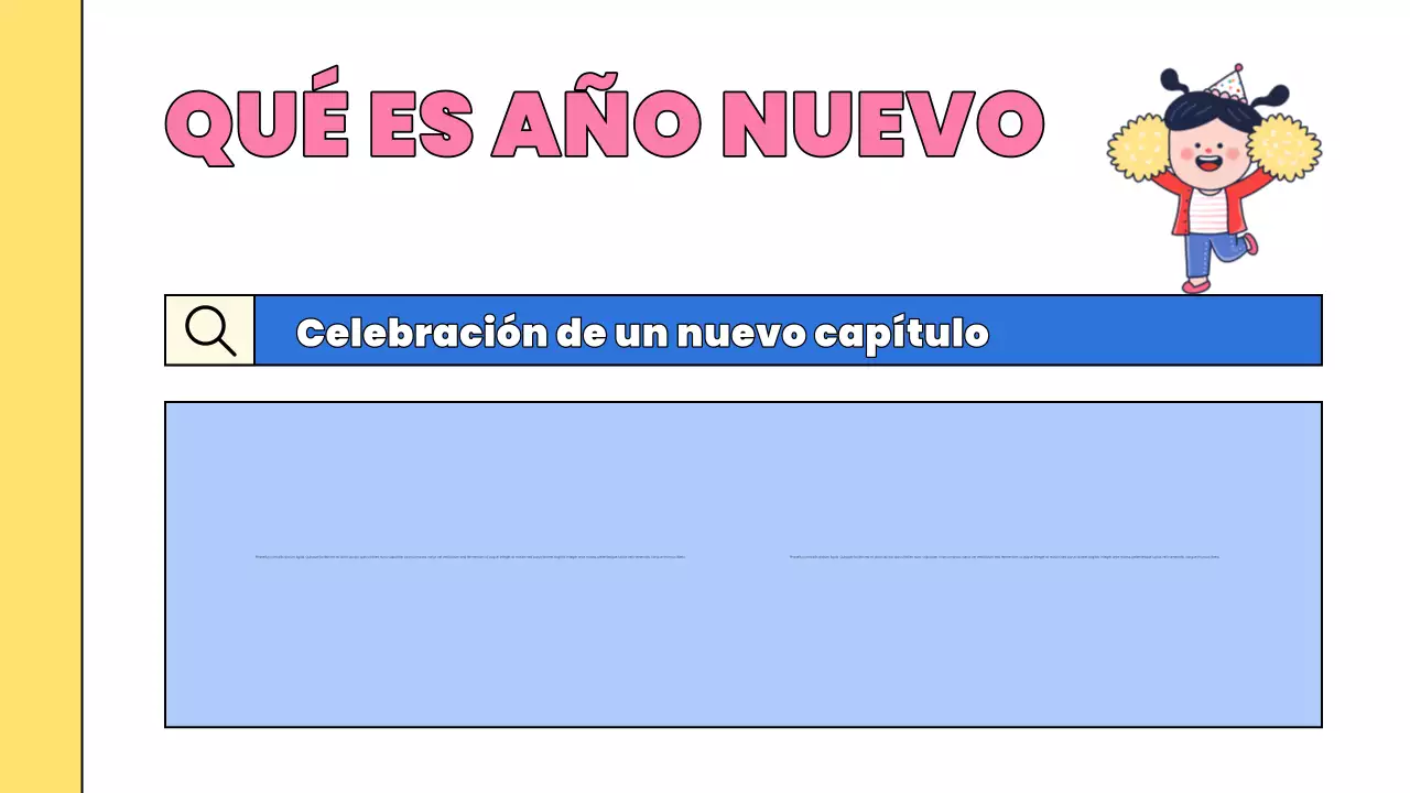 pink comic presentación de año nuevo