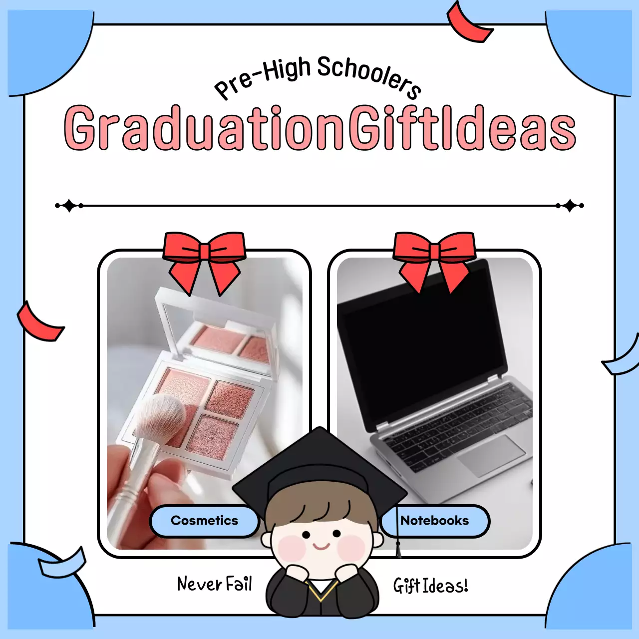 Graduação em azul claro