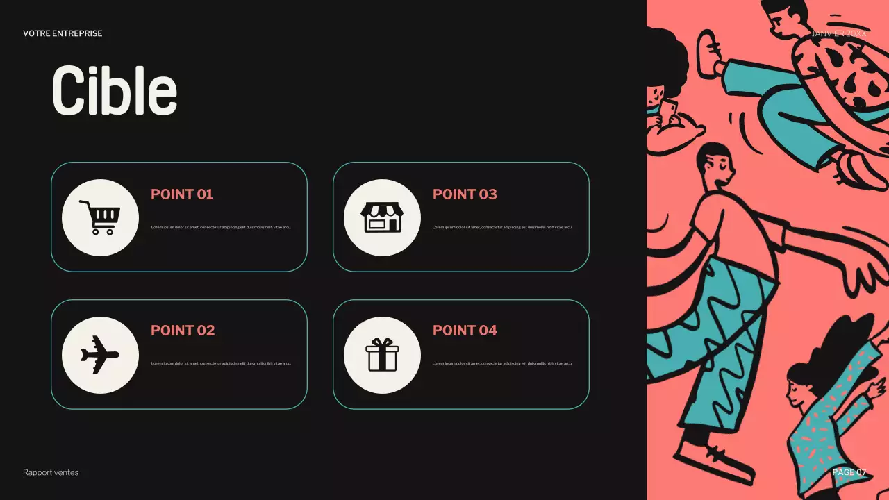 présentation de vente corallienne et ludique