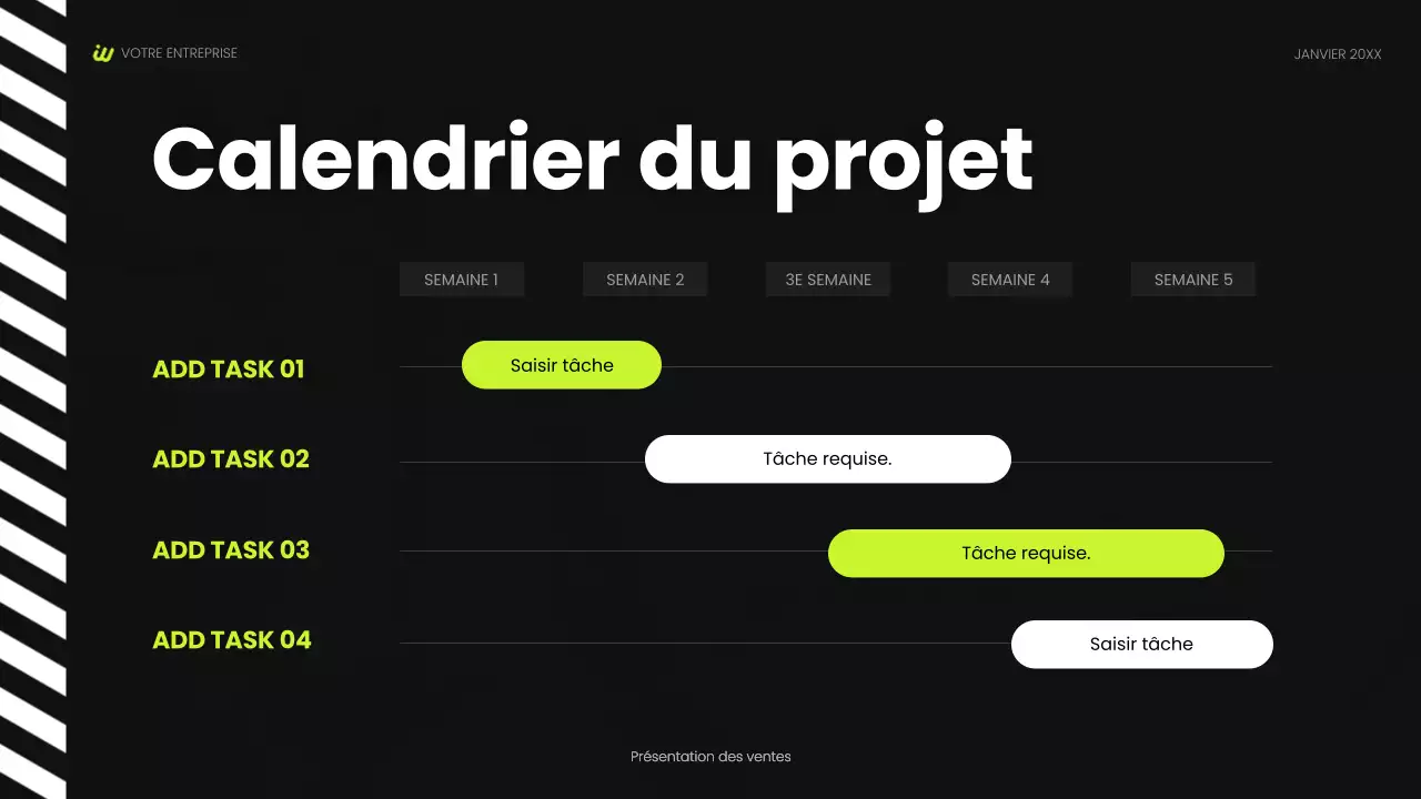 présentation sociale moderne noire
