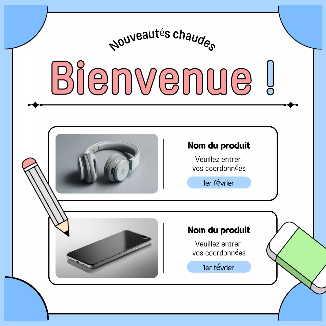 Remise des diplômes en bleu clair