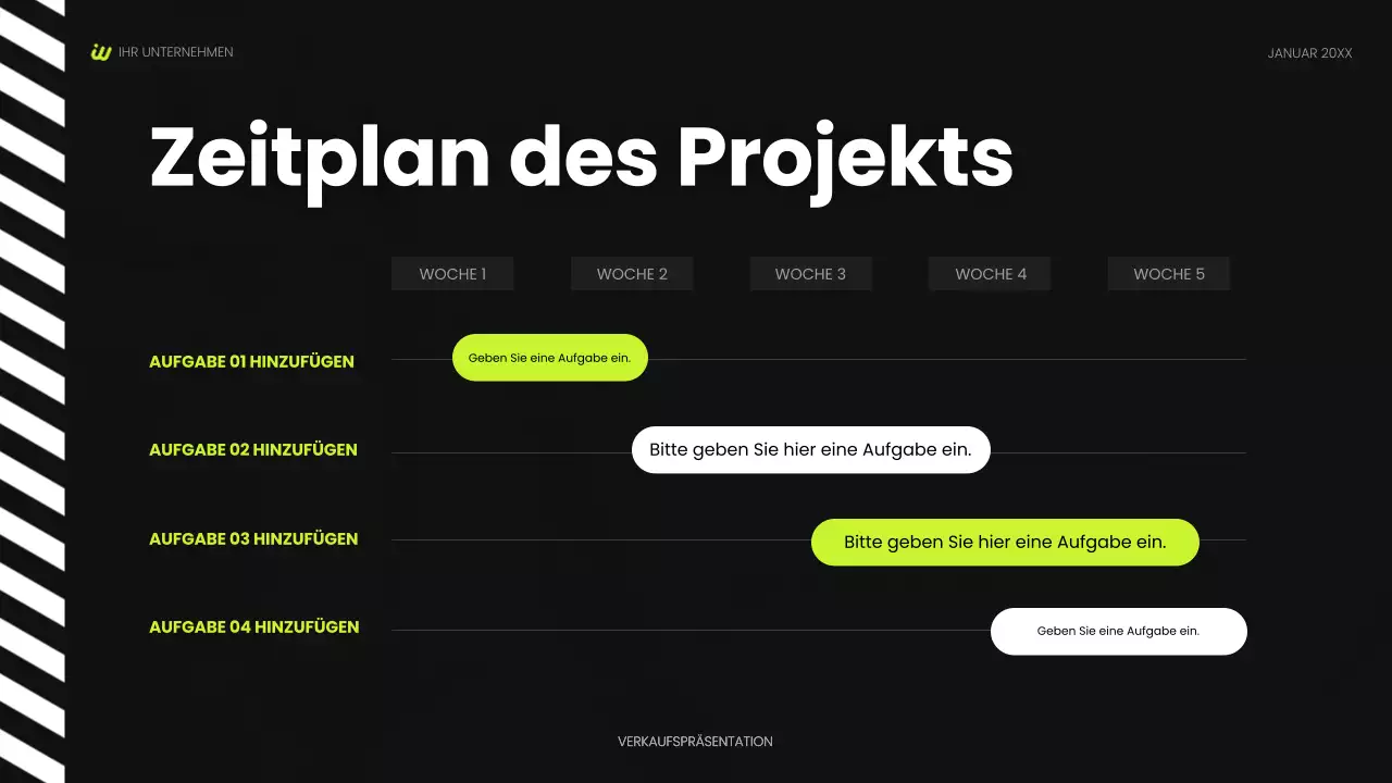 schwarze moderne soziale Präsentation