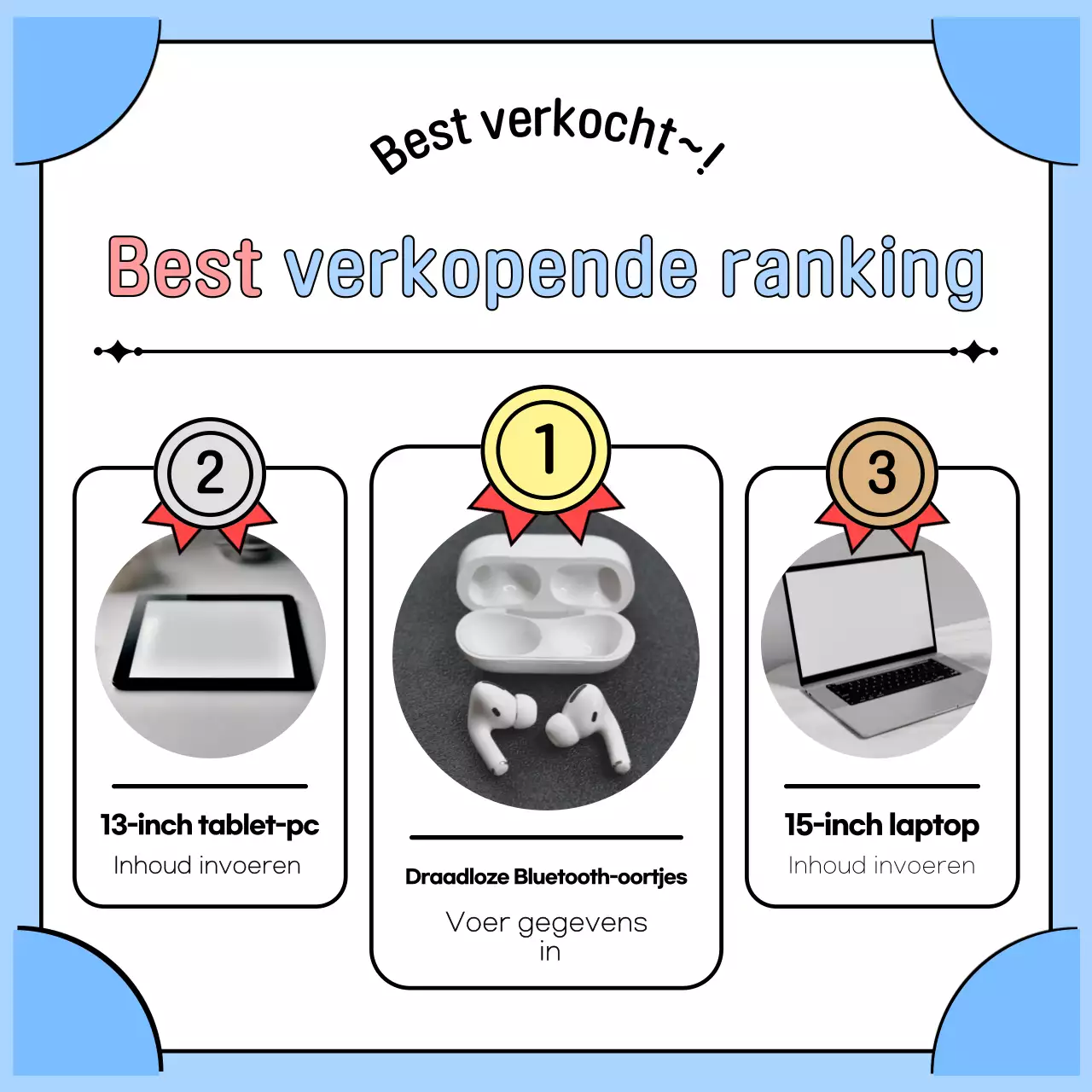 Afstuderen in lichtblauw