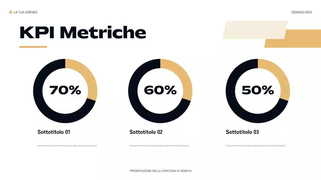 presentazione di vendita nera moderna