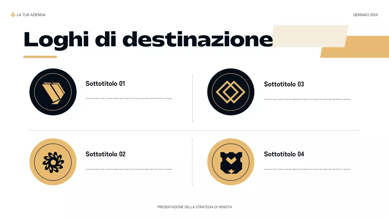 presentazione di vendita nera moderna