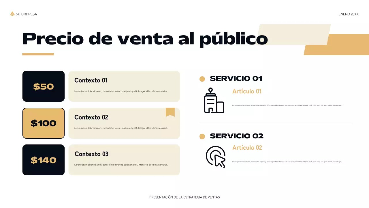 presentación de ventas black modern