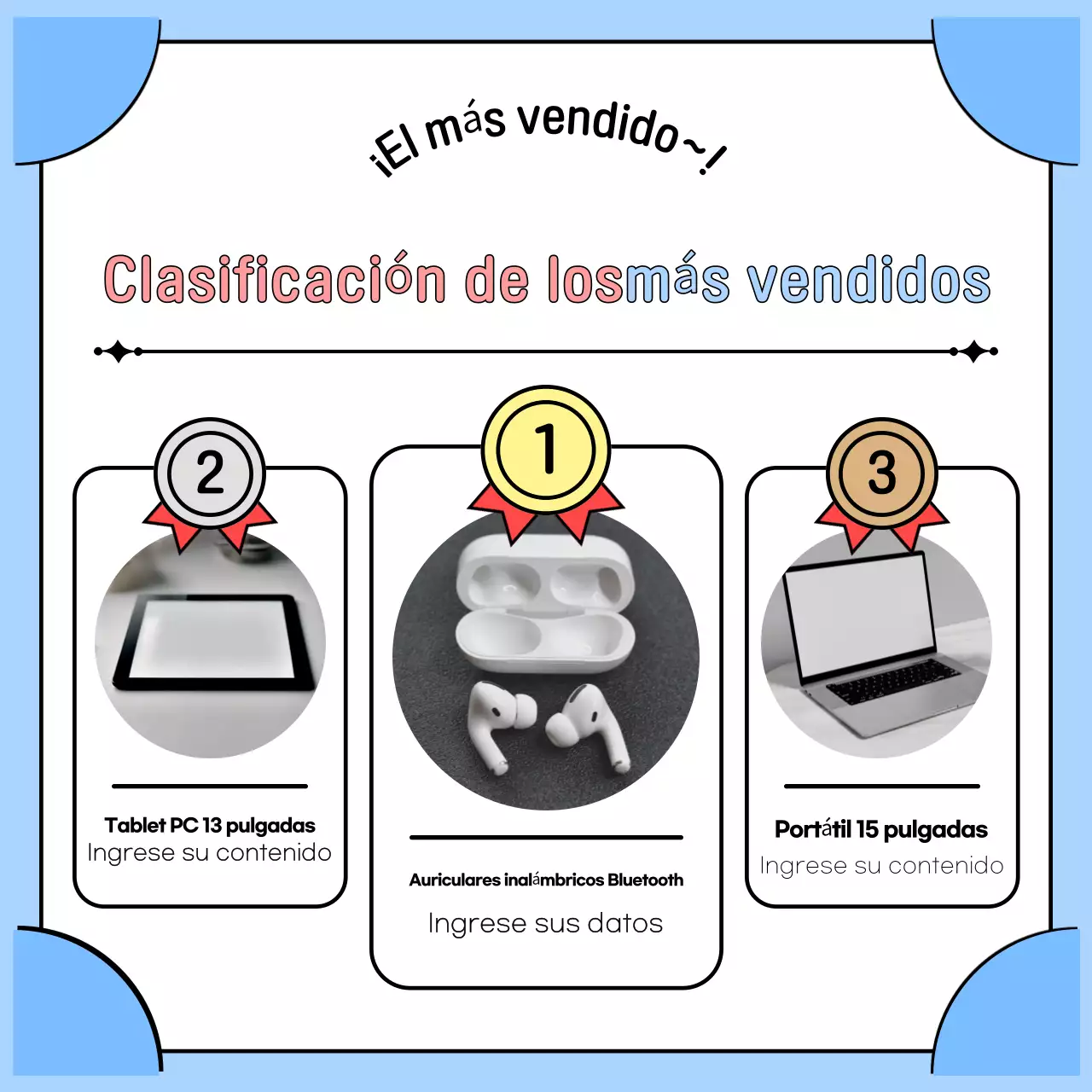 Graduación en azul claro