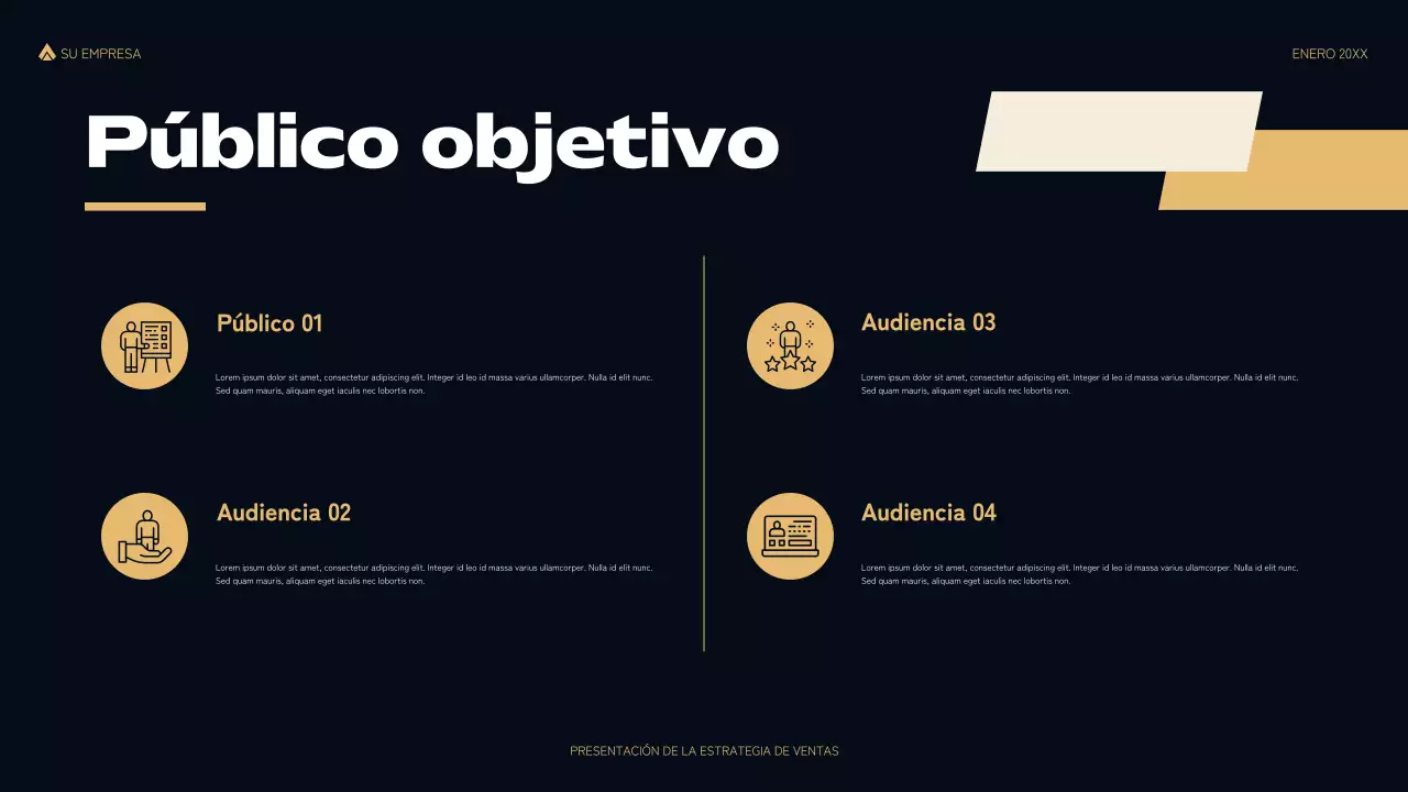 presentación de ventas black modern