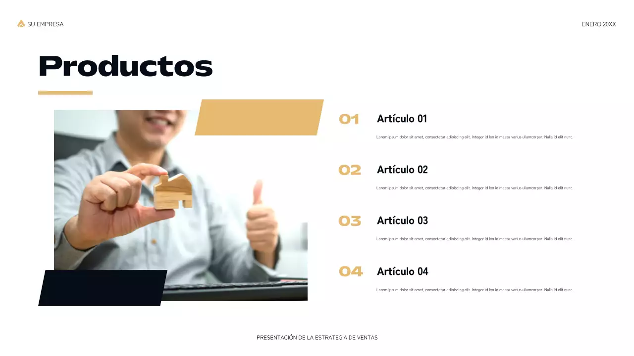 presentación de ventas black modern