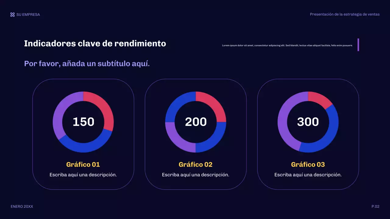 presentación de ventas orange modern