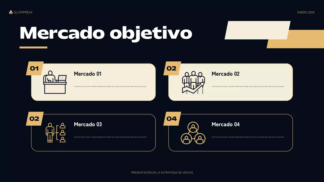 presentación de ventas black modern