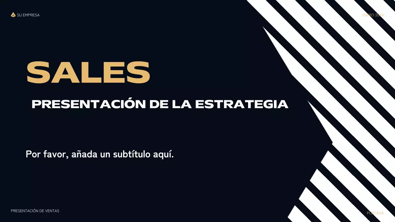 presentación de ventas black modern