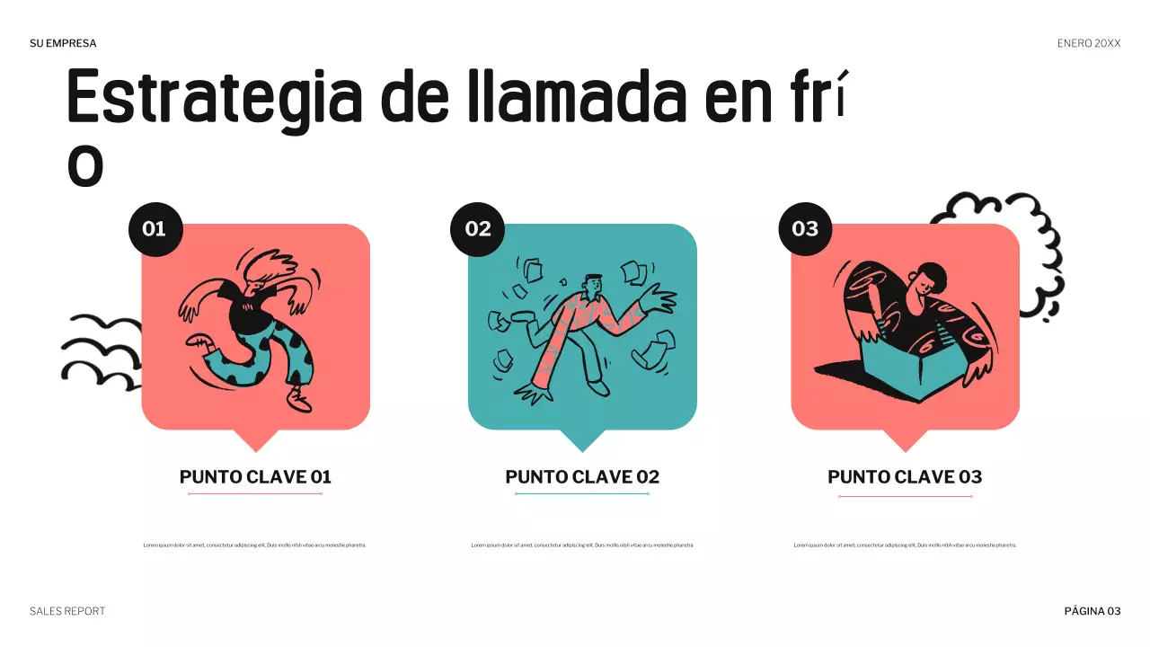 coral presentación lúdica de ventas