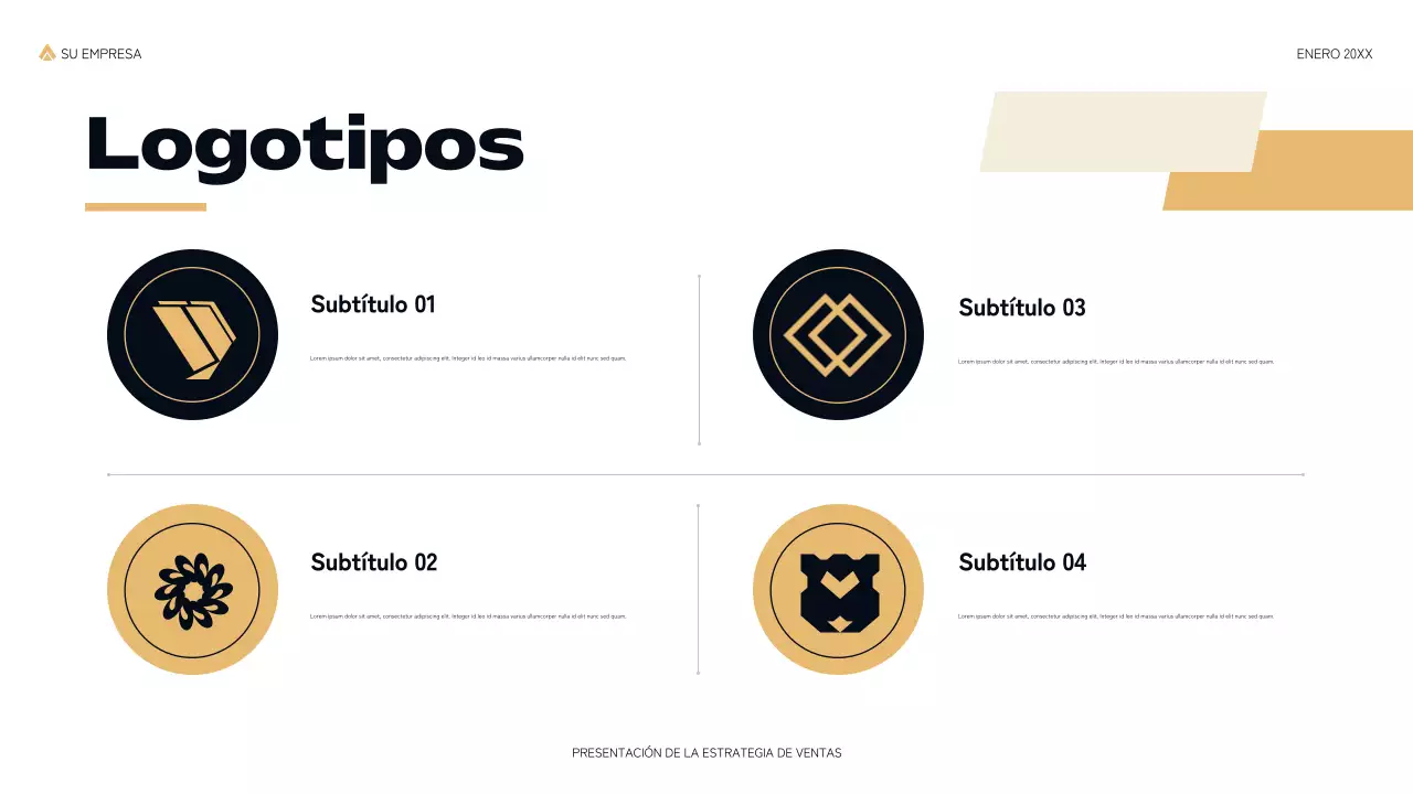 presentación de ventas black modern