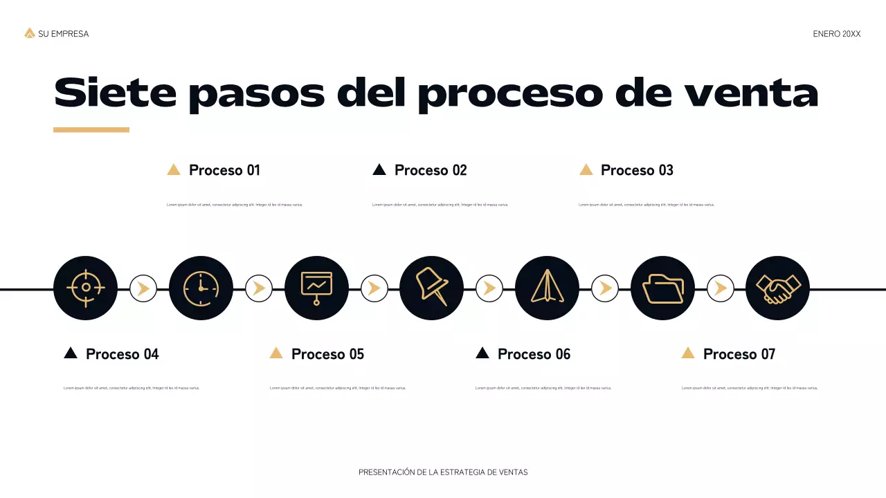 presentación de ventas black modern