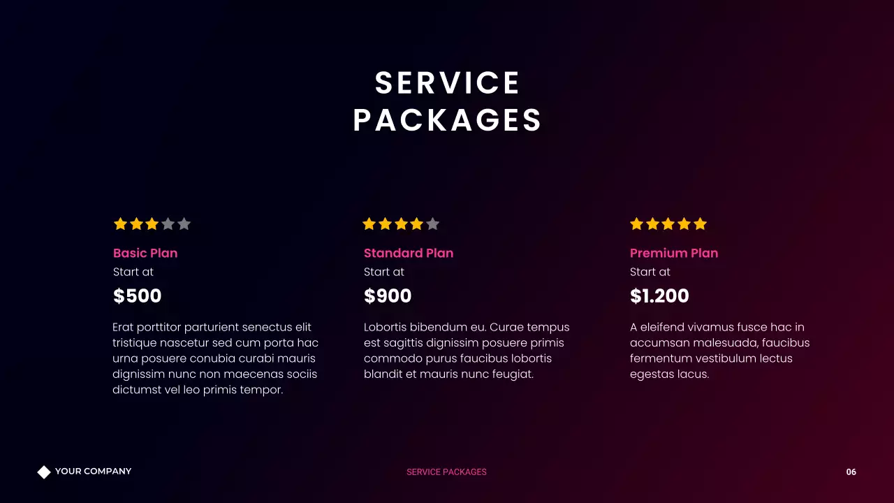 Violet Gradient Consulting Agency Presentation