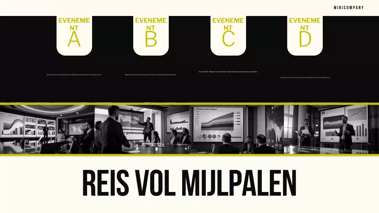 zwart modern zakelijk document