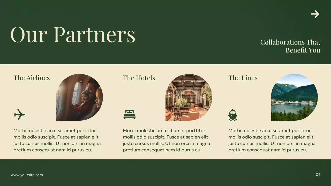 Green Modern Travel Promotion Presentation