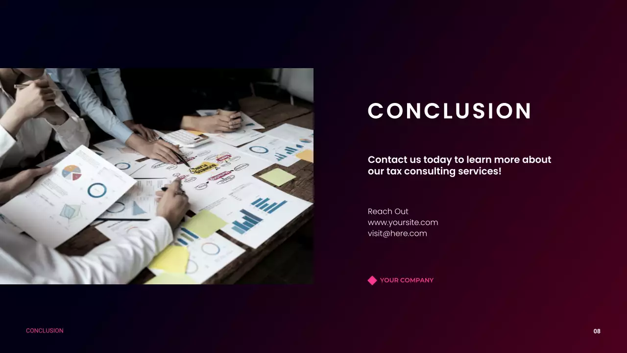 Violet Gradient Consulting Agency Presentation