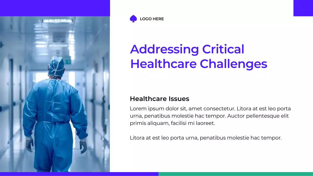 Blue Modern Health Tech Introduction Presentation