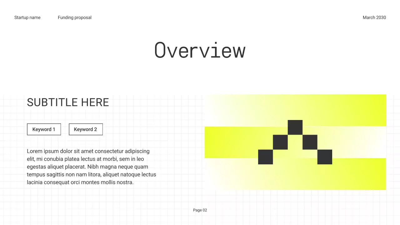 Trendy Bold Tech Startup Funding Presentation