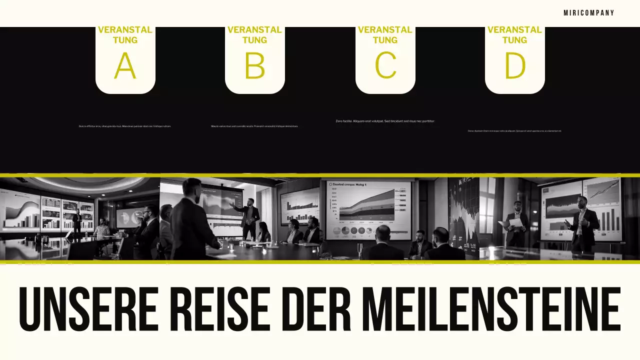 schwarz modernes Geschäftsdokument