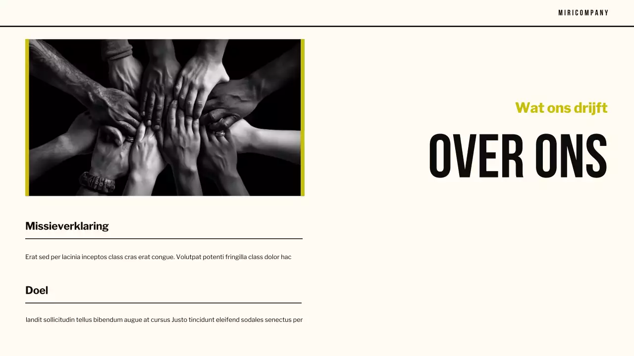 zwart modern zakelijk document