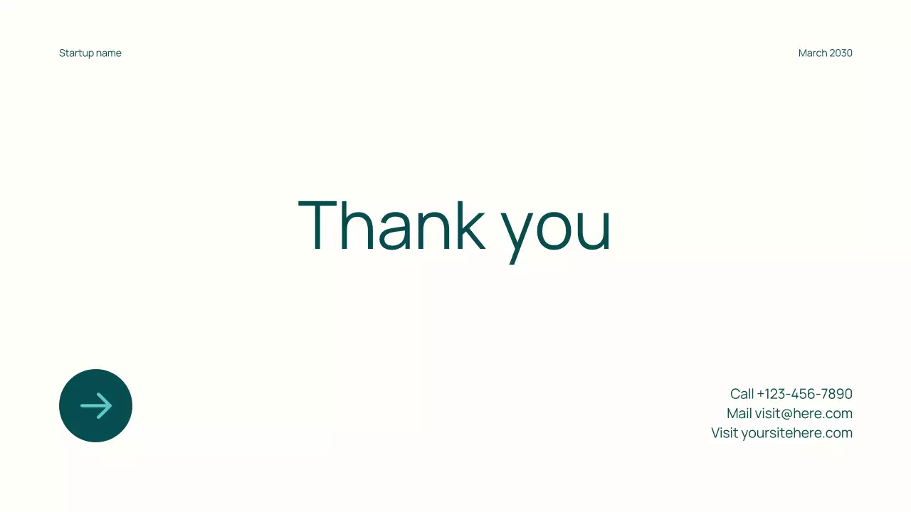 Teal Minimal Trendy Startup Funding Proposal Presentation