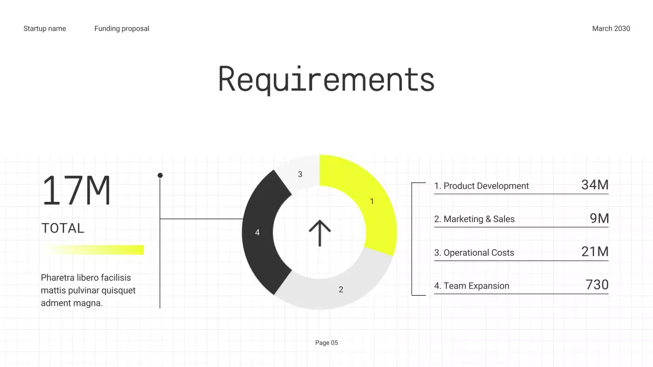 Trendy Bold Tech Startup Funding Presentation