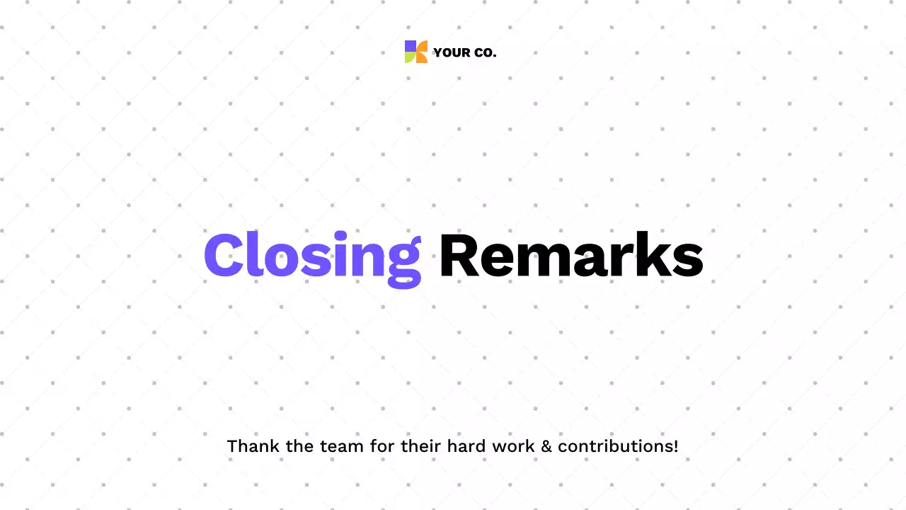 Colourful Modern Town Hall Meeting Presentation