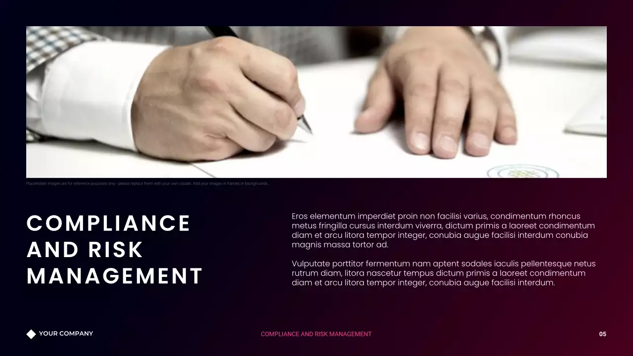 Violet Gradient Consulting Agency Presentation