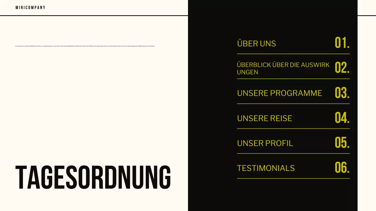 schwarz modernes Geschäftsdokument