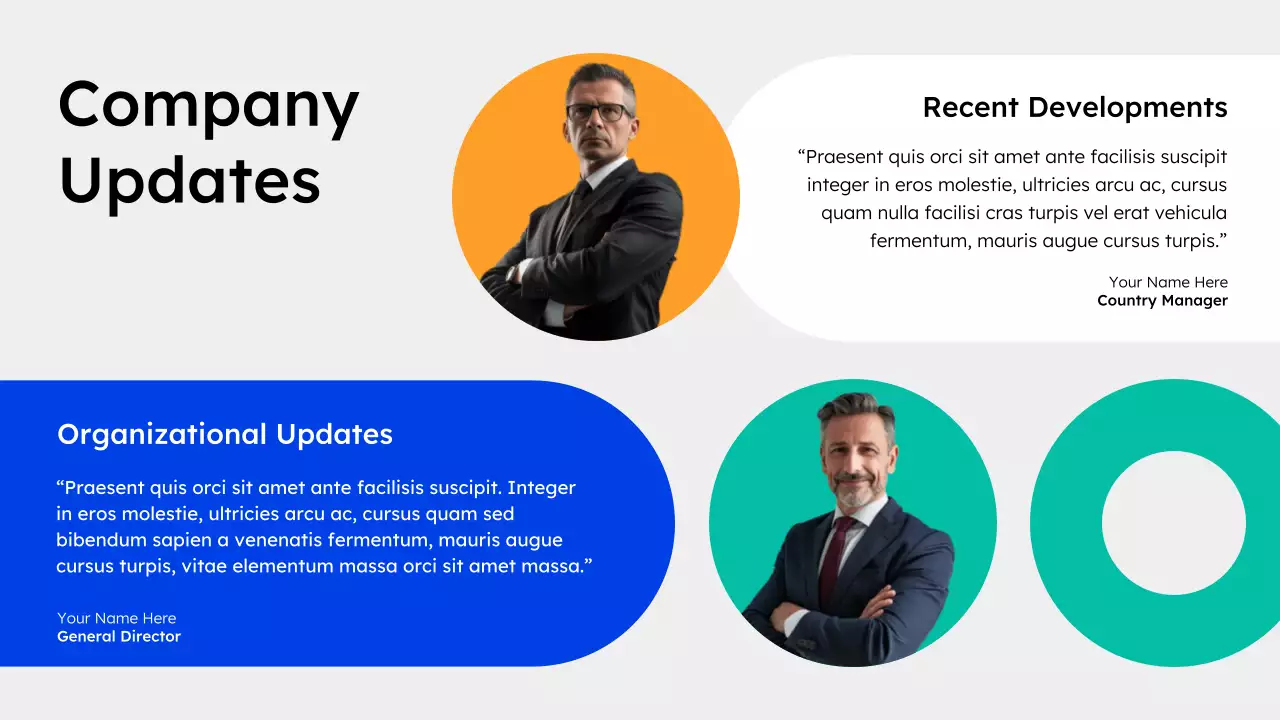 Gray Modern Town Hall Meeting Presentation