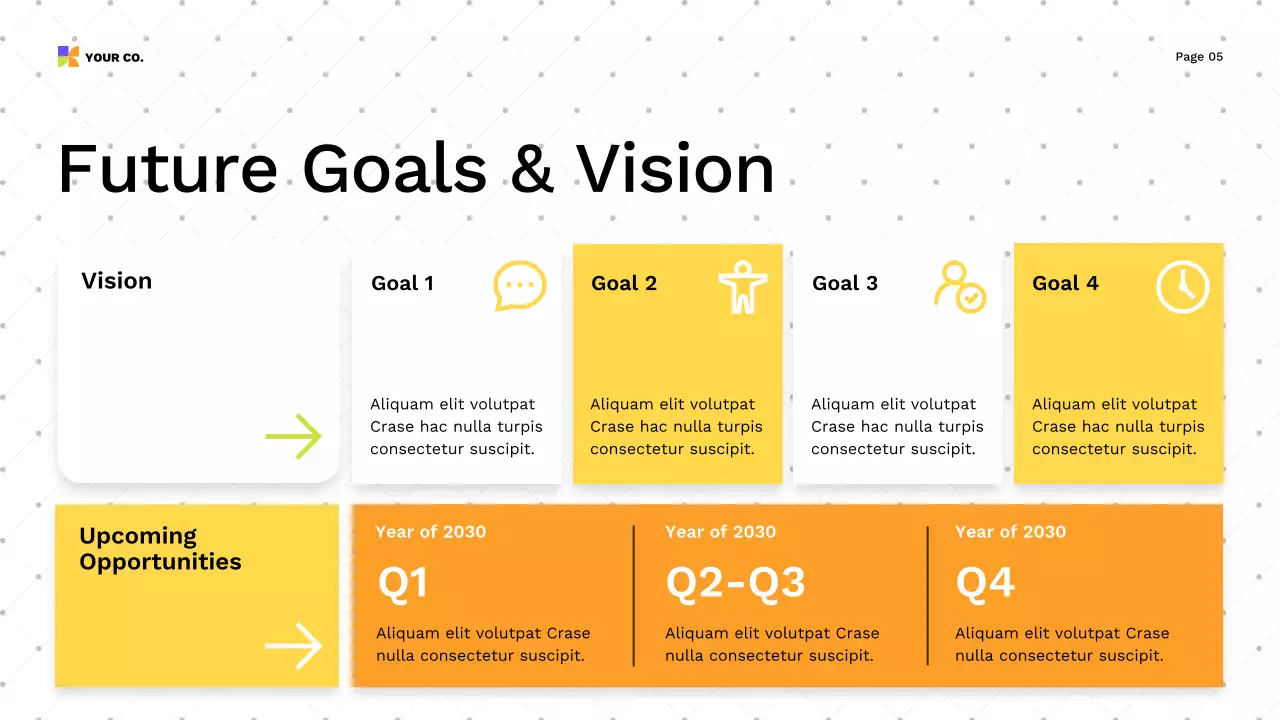 Colourful Modern Town Hall Meeting Presentation