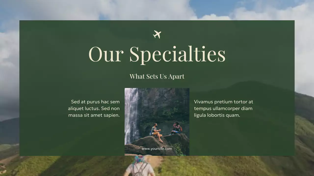 Green Modern Travel Promotion Presentation