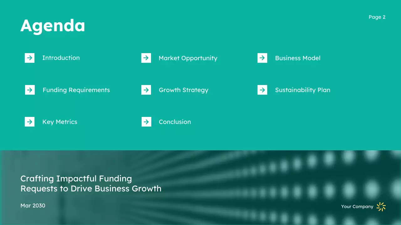 Teal Modern Startup Funding Proposal Presentation