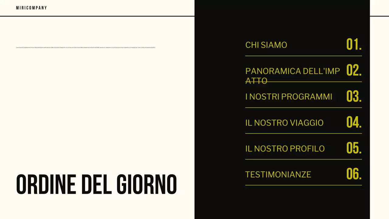 documento commerciale nero moderno