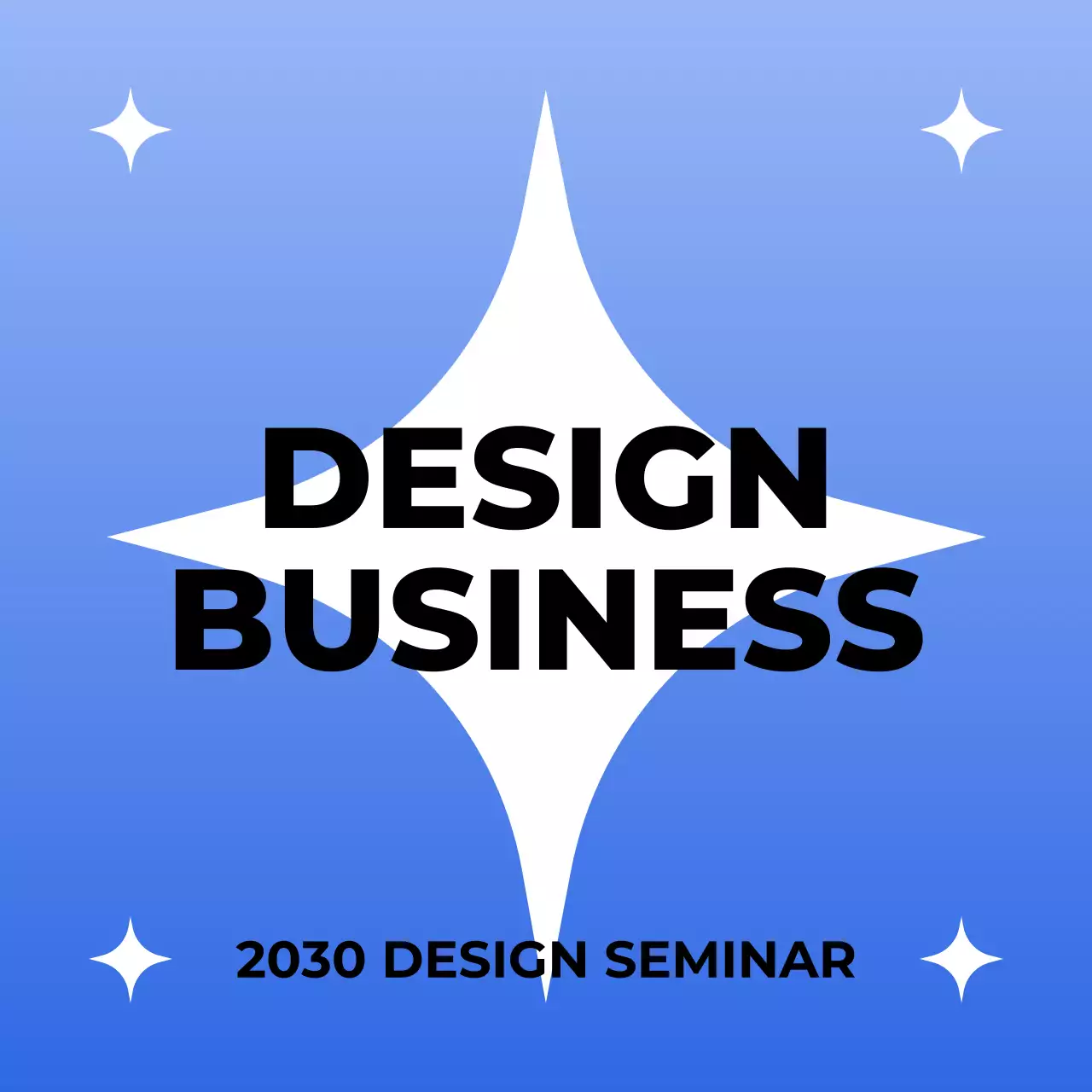 파랑 모던 디자인 세미나