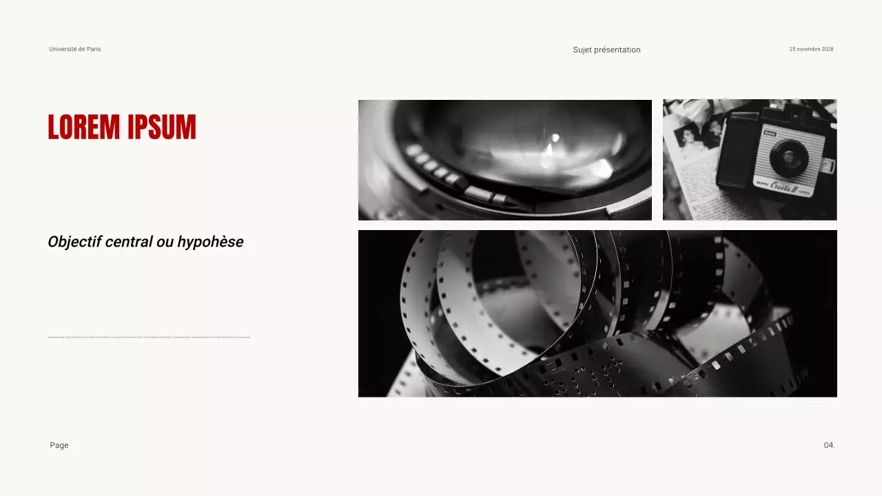 Matériel pédagogique pour les films sombres et contrastés