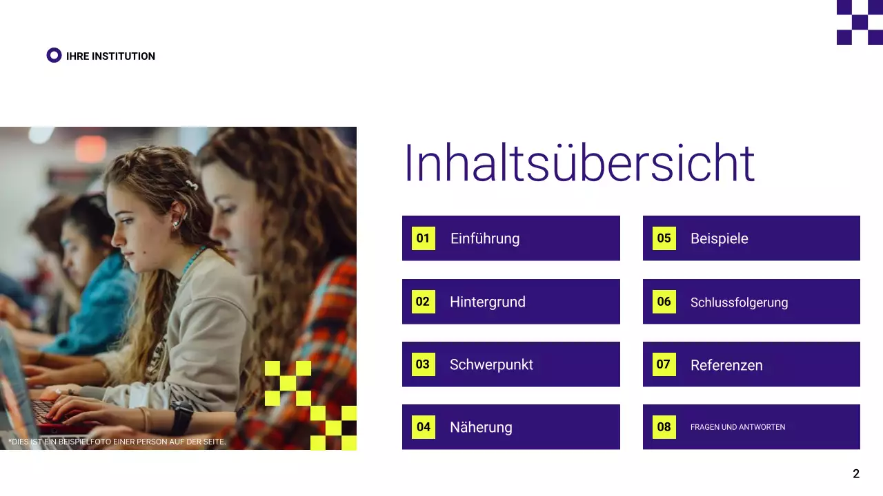 lila moderne Bildung Einführung