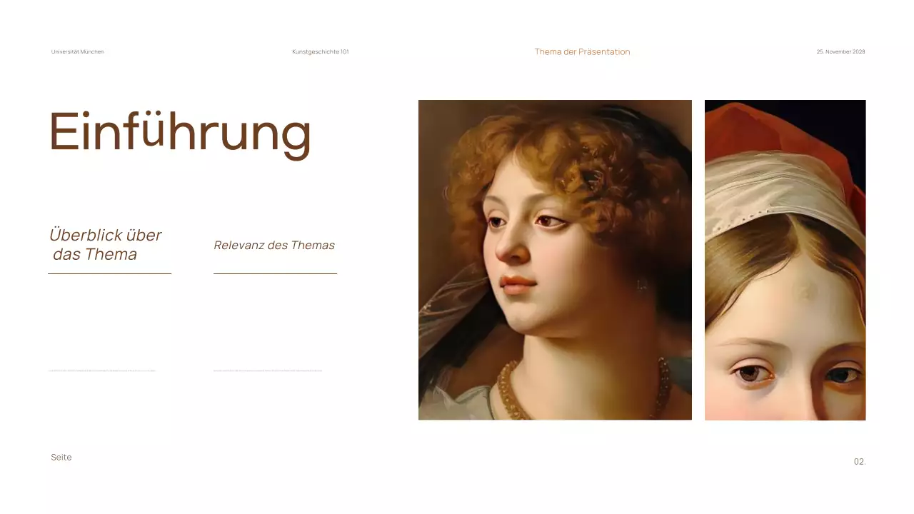 Minimales Material für den klassischen Kunstgeschichtsunterricht