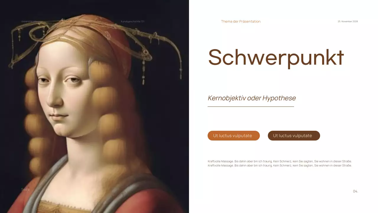 Minimales Material für den klassischen Kunstgeschichtsunterricht