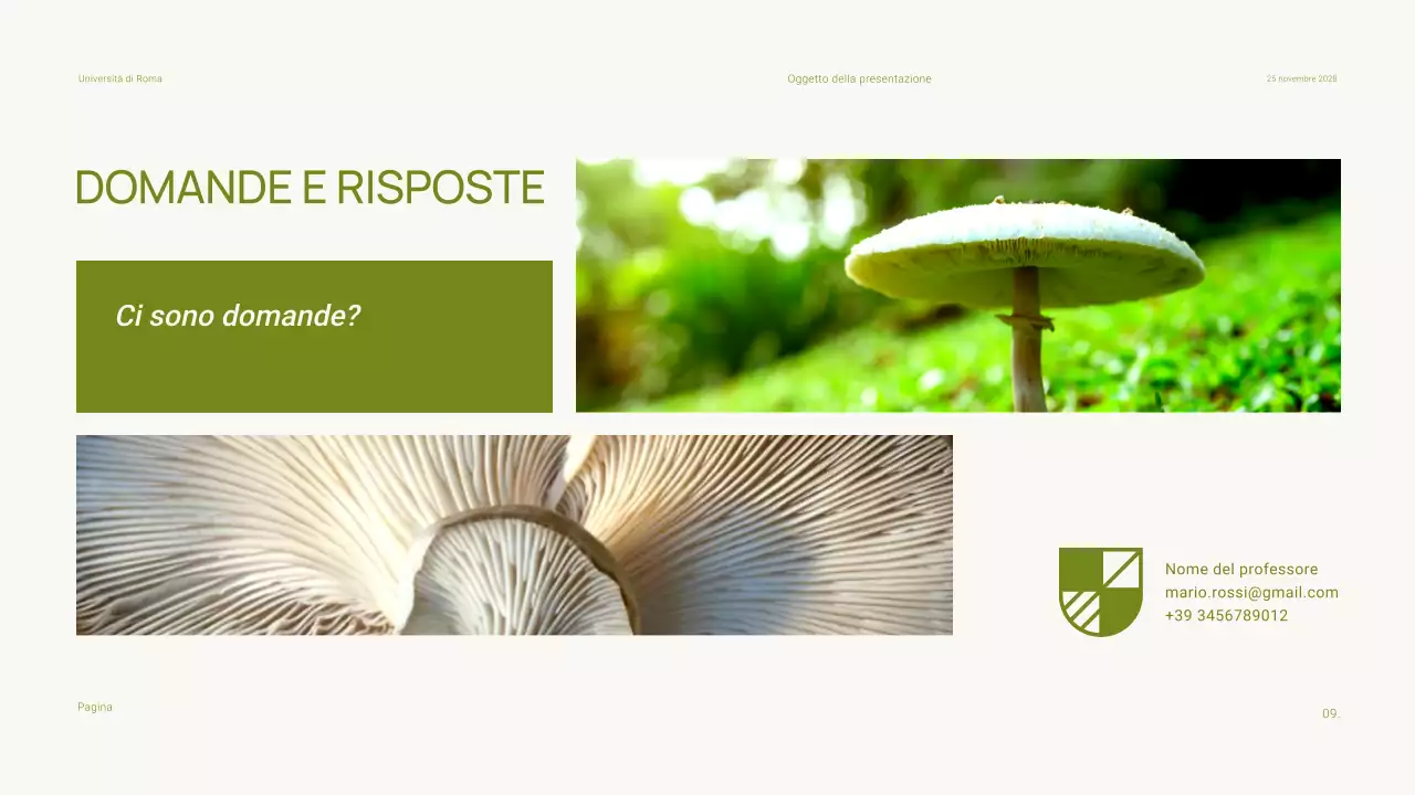 Presentazione minima e semplice della classe di biologia accademica