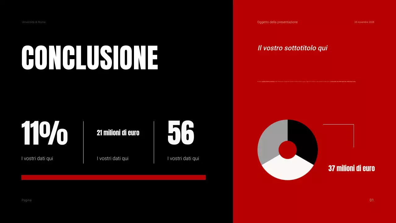 Materiali didattici per film in grassetto, scuri e contrastanti