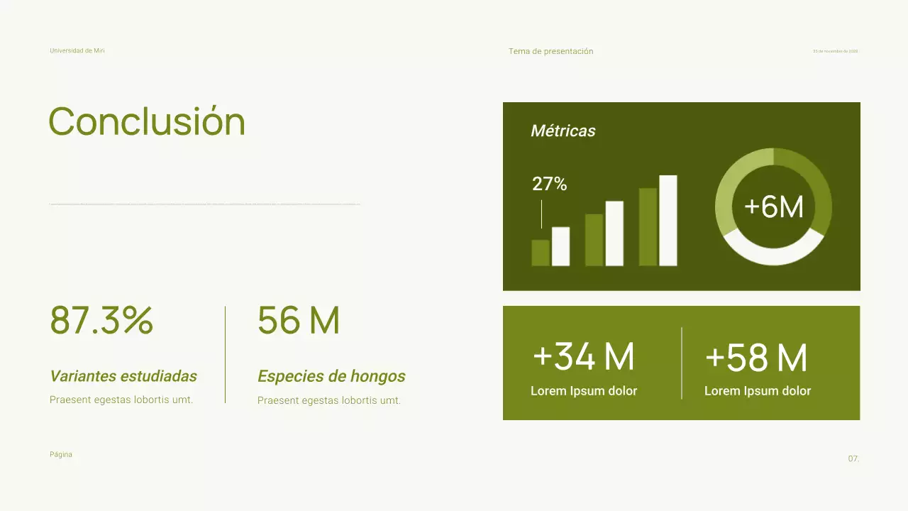 Presentación académica sencilla y mínima de la clase de biología