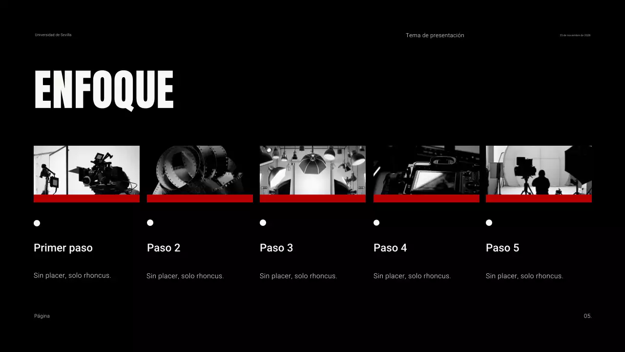 Oscuridad y contraste en el material didáctico de las clases de cine