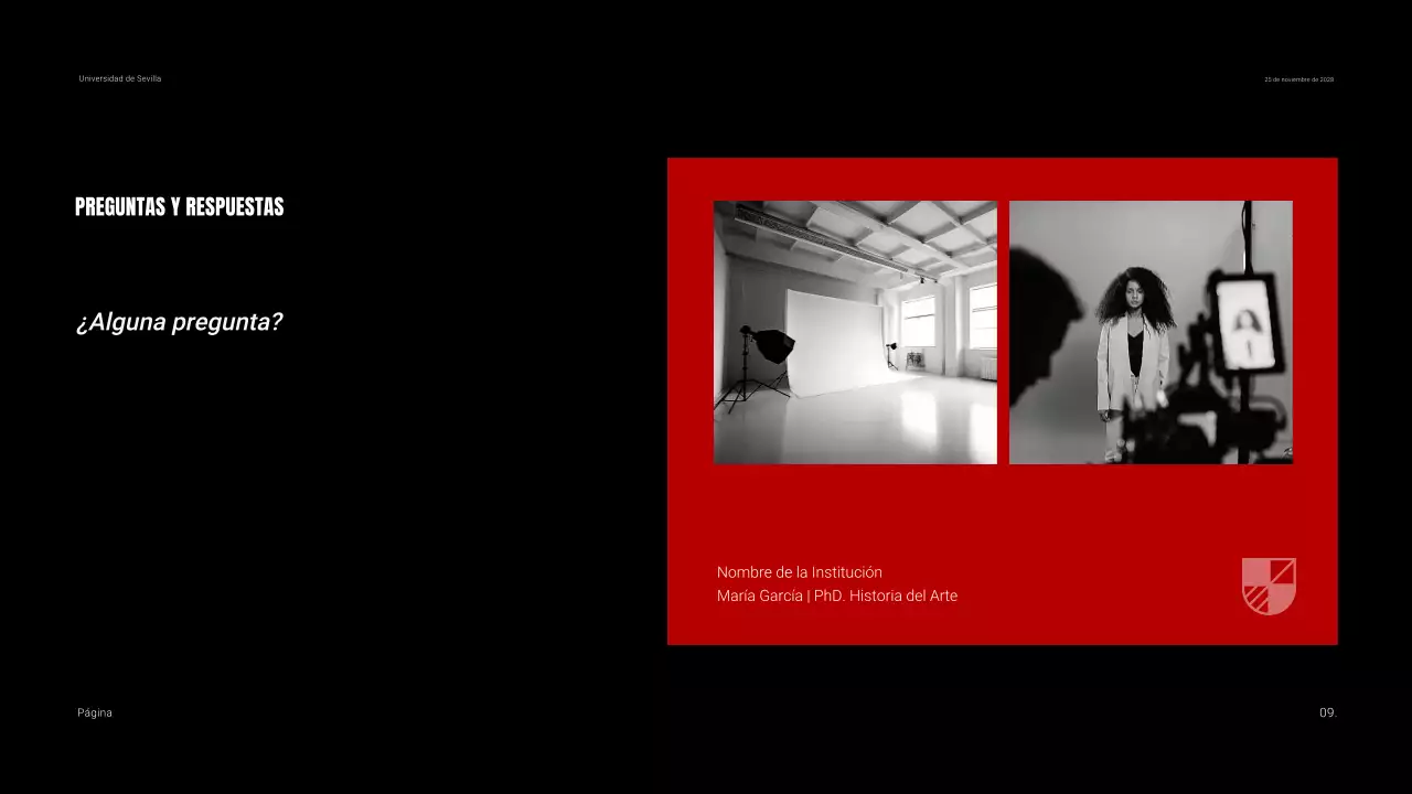 Oscuridad y contraste en el material didáctico de las clases de cine