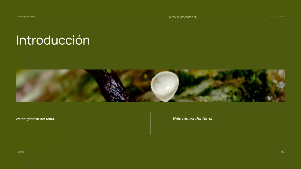 Presentación académica sencilla y mínima de la clase de biología