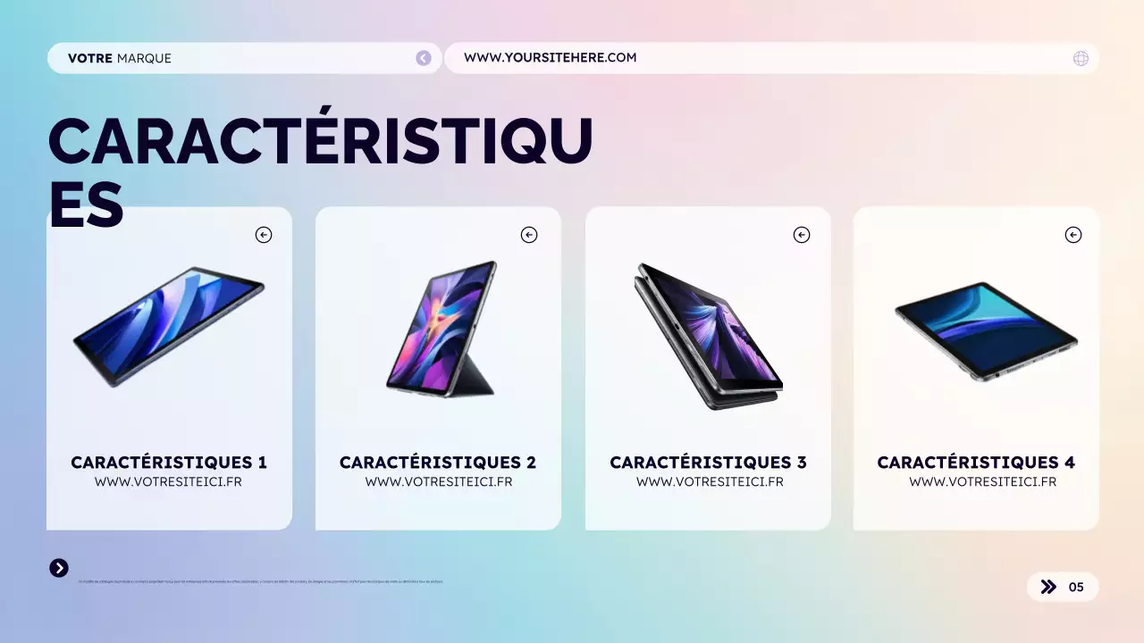 Catalogue de produits pour votre marque