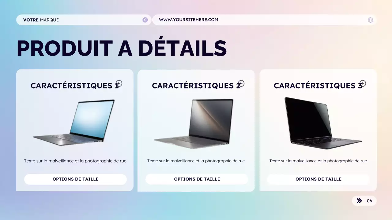 Catalogue de produits pour votre marque